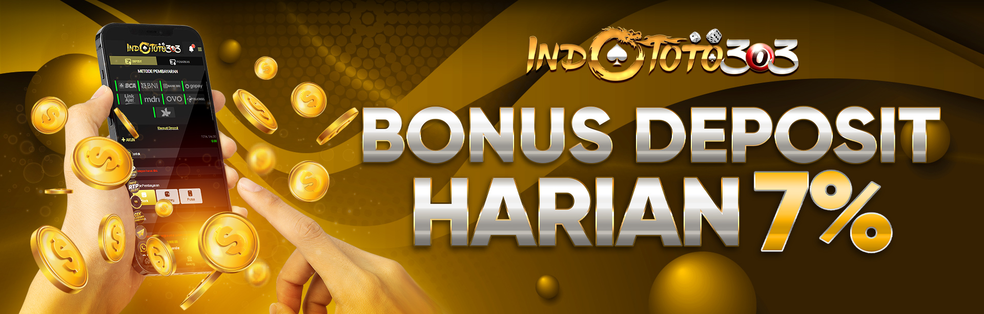 *Bonus Deposit Harian 7%